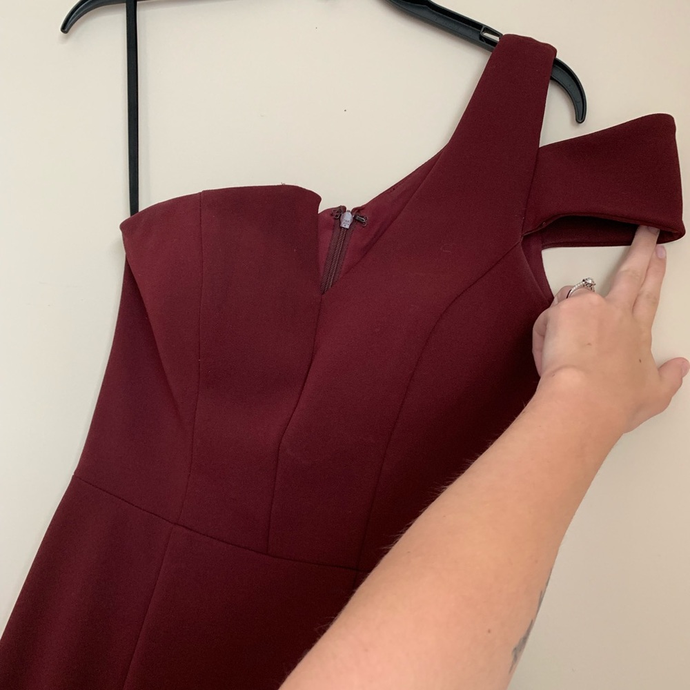 Burgundy ball/prom dress